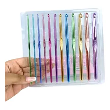 Kit Agulha Para Crochê - Pacote Com 12 Tamanhos Foto  mini 1