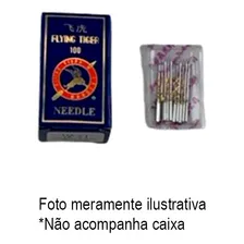Kit Agulhas Aço Inoxidável Máquina De Costura Espessura 14 Foto mini 4