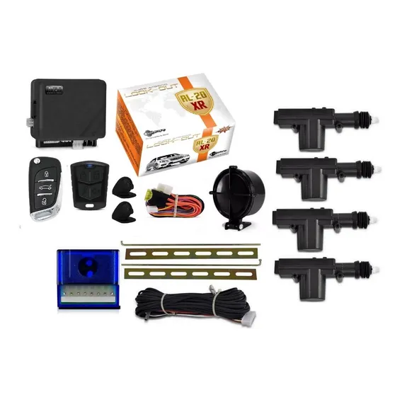 Kit Alarme Canivete + Trava Eletrica Bora - Golf - Passat 4p Foto 1