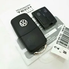 Kit Alarme E Chave Canivete Original Volkswagen 5u0054620b Foto mini 1