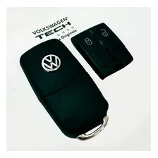Kit Alarme E Chave Canivete Original Volkswagen 5u0054620b Foto mini 4