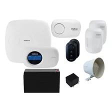 Kit Alarme Intelbras Amt 2018e App+discadora 2 Sensor C/ Fio Cor Branco Foto  mini 1