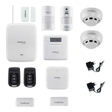 Kit Alarme Intelbras Amt 8000 Wifi Sensores Presença Fumaça Foto  mini 1