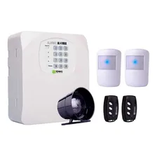 Kit Alarme Residencial Com Discadora + 2 Sensores + 1 Sirene Foto mini 1