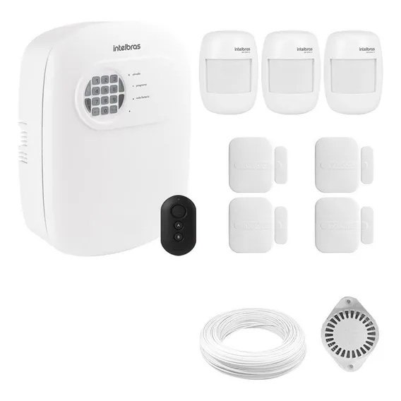 Kit Alarme Residencial Intelbras 24 Net C/ 7 Sensor Sem Fio Foto 1