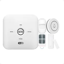 Kit Alarme Residencial Inteligente Wifi Sensores E Central Foto mini 2