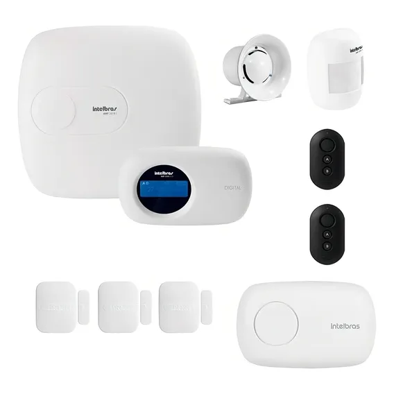 Kit Alarme Seg Residencial Intelbras 4 Sensor Aplicativo Tf Foto 1
