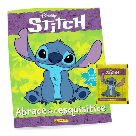 Kit Album Disney Stitch + 50 Figurinhas Lilo & Stitch 2024 Foto 1