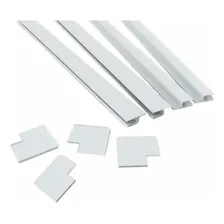 Kit Alcapao Moldura Forro Pvc 60x60 - Branco Foto mini 2