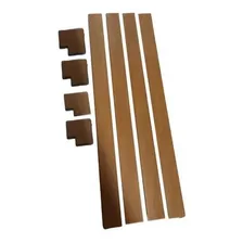 Kit Alcapao Moldura Forro Pvc 60x60 - Cerejeira Foto  mini 1