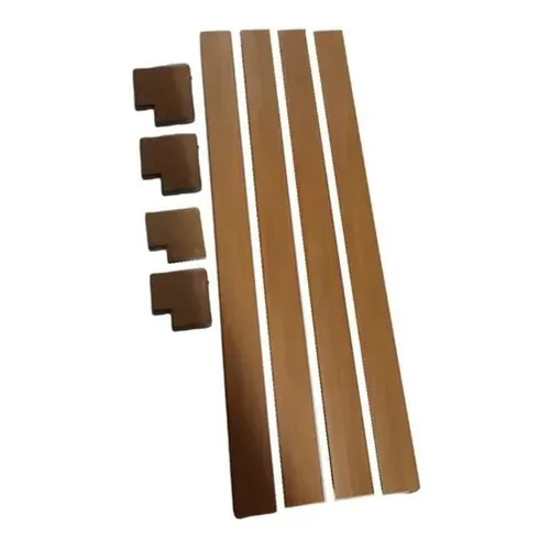 Kit Alcapao Moldura Forro Pvc 60x60 - Cerejeira Foto 1
