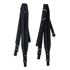 Kit alças correias Avs para acordeon gaita regulável preta Foto mini 2