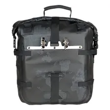 Kit Alforje Estanque 30lt Preto Para Moto 2un Saxon +suporte Foto  mini 1