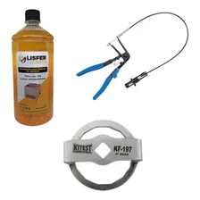 Kit Alicate Abraçadeira E Detergente E Saca Filtro Foto  mini 1
