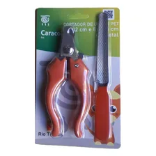 Kit Alicate Corte De Unhas Caes Gato 12 Cm Com Lixa Vermelho Foto mini  2