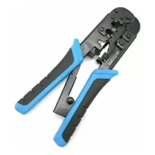 Kit Alicate Crimpar Rj45 + 100un Conector Rede Modular Rj45 Foto mini 3