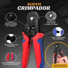 Kit Alicate Descascador Crimpar Terminais Ilh贸s Eletricista Foto mini 3