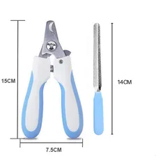 Kit Alicate Para Pet Tesoura Corte De Unhas Cães E Gatos E Lixa Cortador Cachorro Pequeno Médio Grande Kinneken Foto mini 3