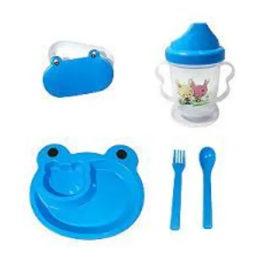 Kit Alimentação Infantil Bebê 5 Pçs Foto 1