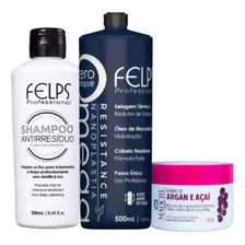 Kit Alisante Capilar Cabelos Resistente Afros F贸rmula Forte Foto mini 1