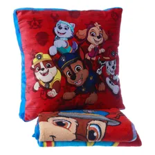 Kit Almofada Com Manta Patrulha Canina Personagens Presente Foto mini  2