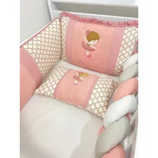 Kit Almofadas De Berço Americano Personalizado Rosa Foto mini 1