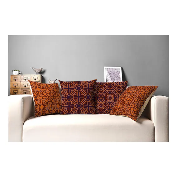 Kit Almofadas Decorativas Estampadas 45 X 45 Cm Foto 1