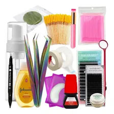 Kit Alongamento De Cílios Para Iniciantes Completo Foto  mini 1