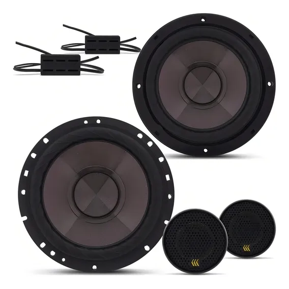 Kit Alto-falante 6 Pol. 2 Vias Premium Cs60p 60w Rms - Bravo Foto 1