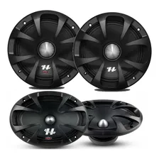 Kit Alto Falante 6x9 Hurricane 460w Rms + Par 6 Pol 500w Rms Foto mini 1