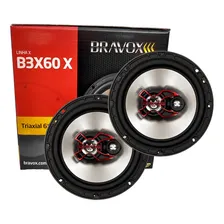 Kit Alto Falante B3x60x B3x50x Triaxial Bravox Auto Falante Cor Preto Foto mini  2