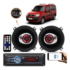 Kit Alto Falante Foxer Doblo Painel 4 Polegadas 120w Radio Mp3 - Foto  mini 1