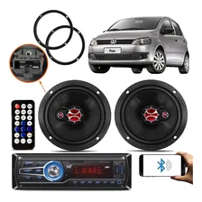 Kit Alto Falante Foxer Fox Gol Saveiro 6 Polegadas 120w Radio MP3 - Foto  mini 1