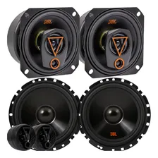 Kit Alto Falante Jbl 4'' Multisystem + Kit Duas Vias 62vfx55 Cor Preto Foto mini 1