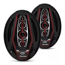 Kit Alto Falantes 6x9 Bicho Papão Bomber 350w Rms + Kit 2 V Cor Preto Foto mini  2