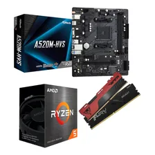 Kit Amd Ryzen 5 5600gt + Placa Mãe A520m + 16gb 3200mhz Foto mini 1