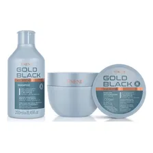 Kit Amend Gold Black Nutritivo Shampoo 250ml + Mascara 250g Foto mini 1