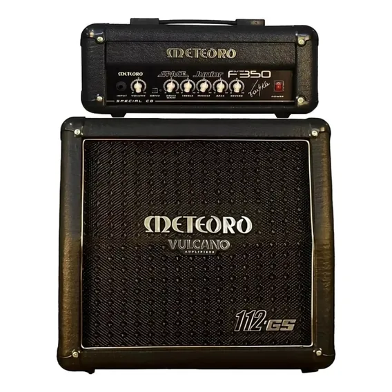 Kit Amplificador Meteoro Space F350 + Gabinete 112gs 75w Foto 1