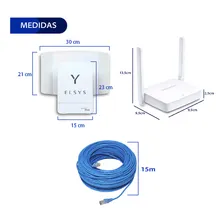 Kit Amplimax Fit 4g+roteador Potente+repetidor De Sinal+cabo Elsys Foto mini 4