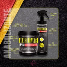 Kit Anabolizante Capilar Spray Reparador 400ml + Máscara 1kg Foto mini  2