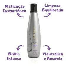 Kit Aneethun Shampo,máscara Matizante,máscara Cinza Blond Foto mini  2