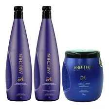 Kit Aneethun Shampoo, Creme De Silicone E Máscara Linha A 1 Foto mini 1