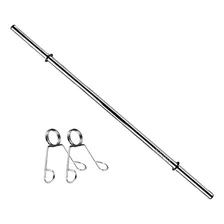 Kit Anilha Para Musculação 50kg + Barra 1.20m Com Presilhas Foto mini 3
