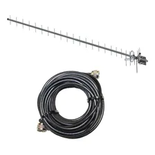 Kit Antena De Celular P/ Repetidor De Sinal 20 Dbi 850 Mhz Foto  mini 1