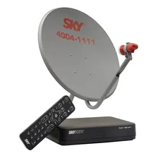 Kit Antena Ku 60 Cm Com Logo Sky Foto mini  2