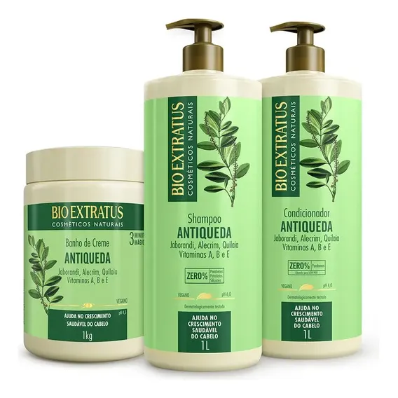 Kit Antiqueda Jaborandi Sh Cd 1l Másc 1kg Bio Extratus Foto 1