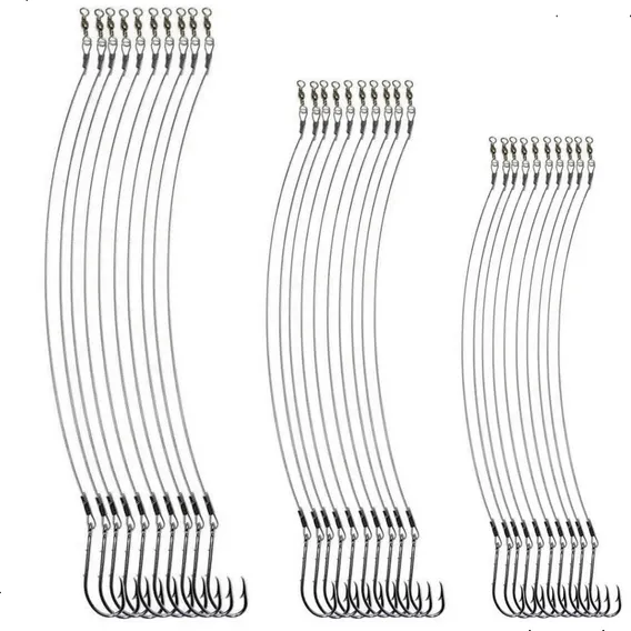 Kit Anzol Encastoado 4330 Flex 6/0-7/0-8/0 C/ 10 Unida Foto 1