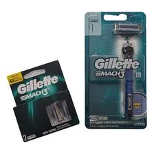 Kit Aparelho De Barbear Gillette Mach3 Sensitive Foto  mini 1