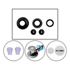 Kit Aparelho de Pressão Esfigmomanômetro y Esteto Simples Duosson P.A. MED Cor Rosa Foto mini 3