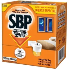 Kit Aparelho Elétrico + Refil Repelente Líquido Sbp 35ml 127/220V Foto  mini 1